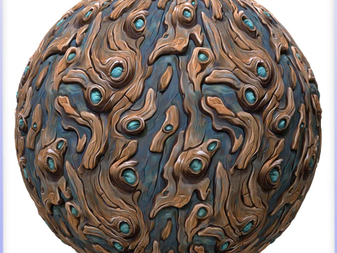 Texture transparente extraterrestre stylis&eacute;e CG Textures