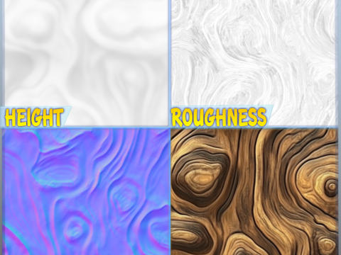 Stylized Alien Seamless Texture CG Dokuları