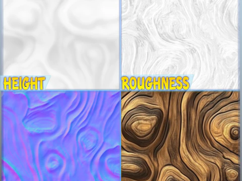 Stylized Alien Seamless Texture CG Textures