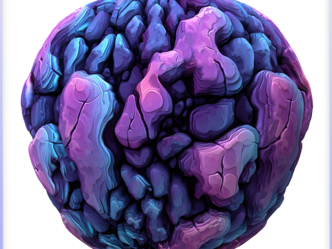 Stylized Alien Seamless Texture Texturas CG