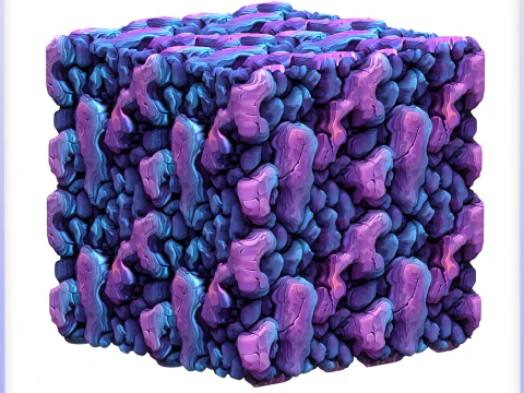 Stylized Alien Seamless Texture CG Textures