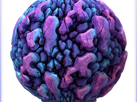 Stylized Alien Seamless Texture CG Textures