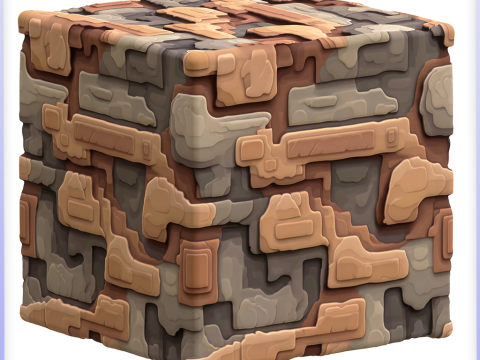 Stylized Alien Seamless Texture CG テクスチャ