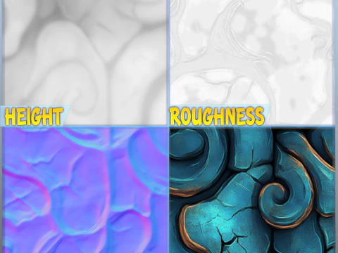 Texture transparente extraterrestre stylis&eacute;e CG Textures