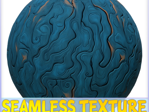Stylized Alien Seamless Texture CG Textures