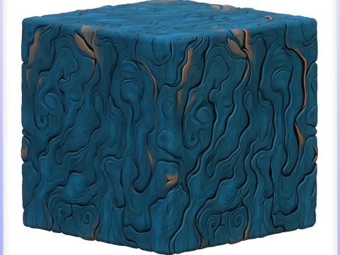 Stylized Alien Seamless Texture CG Textures