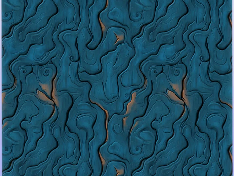 Stylized Alien Seamless Texture CG Textures