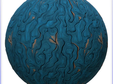 Stylized Alien Seamless Texture CG Textures