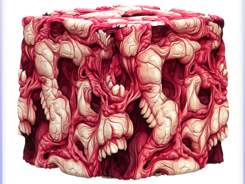 Stylized Alien Seamless Texture CG Texturen