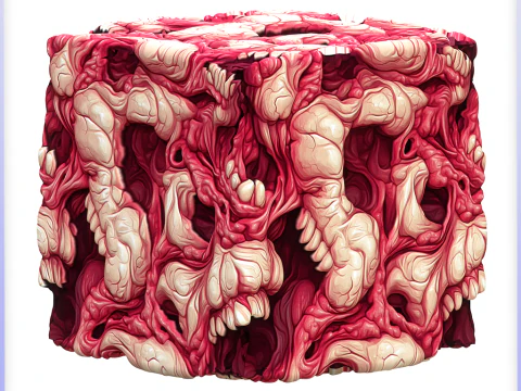 Texture transparente extraterrestre stylis&eacute;e CG Textures