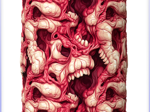 Stylized Alien Seamless Texture CG Texturen