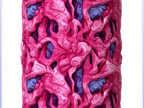 Stylized Alien Seamless Texture CG 纹理