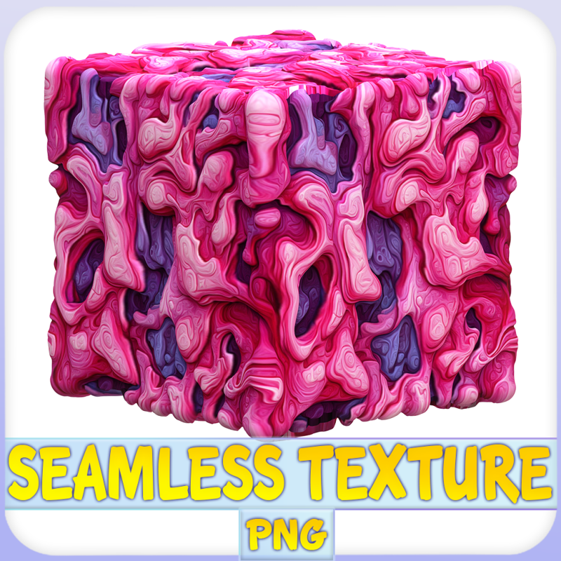 Stylized Alien Seamless Texture CG Texturen .c4d .max .obj .3ds .fbx .stl .blend 