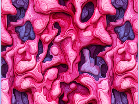Stylized Alien Seamless Texture CG Texturen