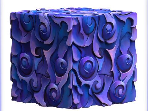 Stylized Alien Seamless Texture CG Textures