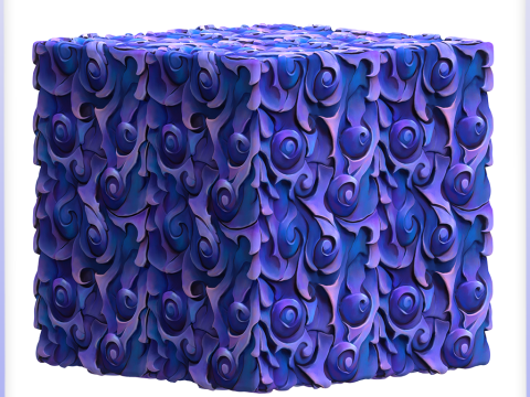 Stylized Alien Seamless Texture CG Textures