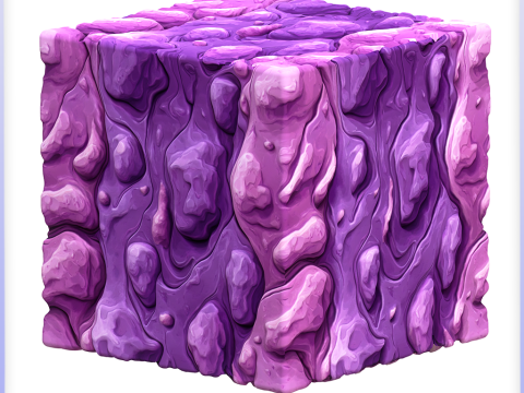 Stylized Alien Seamless Texture CG Textures
