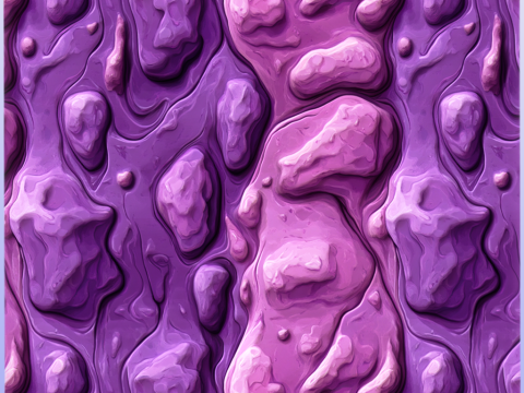 Stylized Alien Seamless Texture CG Textures