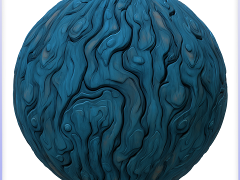 Stylized Bark Seamless Texture CG Tekstury