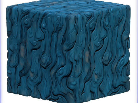 Stylized Bark Seamless Texture CG Tekstury