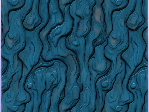 Stylized Bark Seamless Texture CG Tekstury