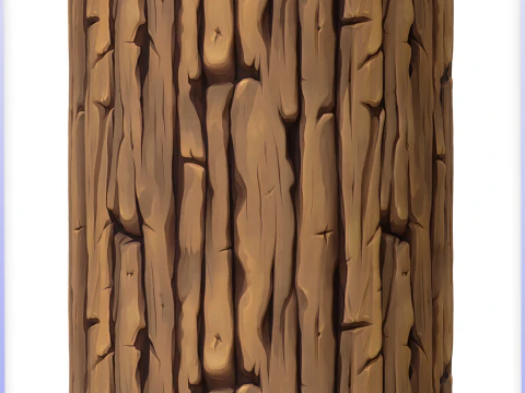 Stylized Bark Seamless Texture CG Textures