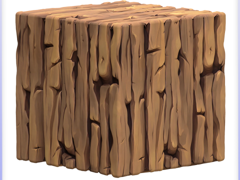 Stylized Bark Seamless Texture CG Dokuları
