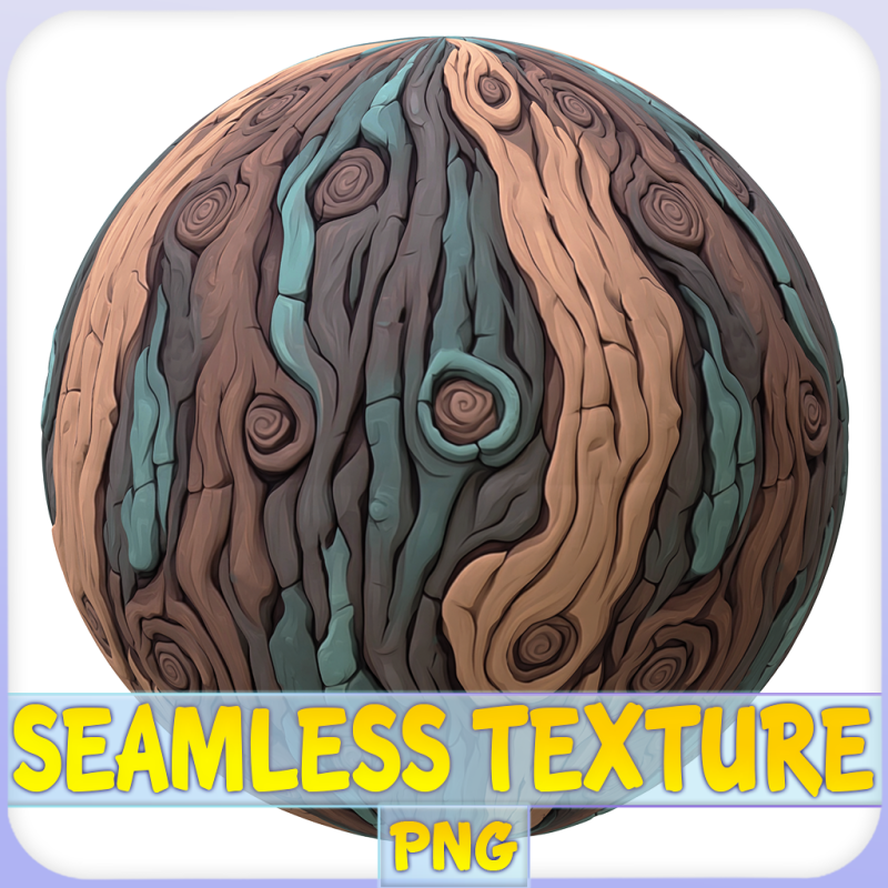 Stylized Bark Seamless Texture Texturas CG .c4d .max .obj .3ds .fbx .stl .blend 