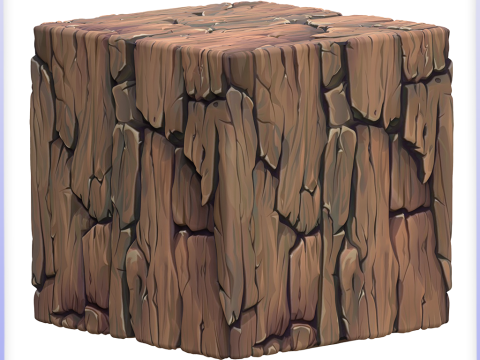 Stylized Bark Seamless Texture Texturas CG