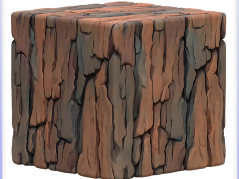 Stylized Bark Seamless Texture CG Textures