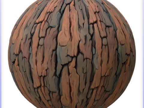 Stylized Bark Seamless Texture Texturas CG