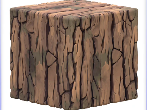 Stylized Bark Seamless Texture CG Textures