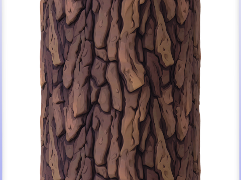 Stylized Bark Seamless Texture CG Texturen