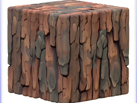 Stylized Bark Seamless Texture CG Textures