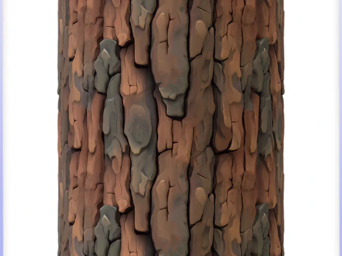 Stylized Bark Seamless Texture CG Textures