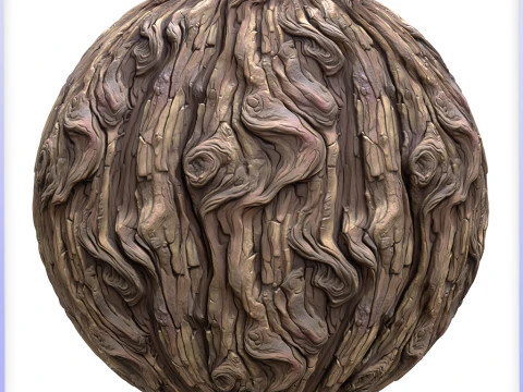 Stylized Bark Seamless Texture CG Textures