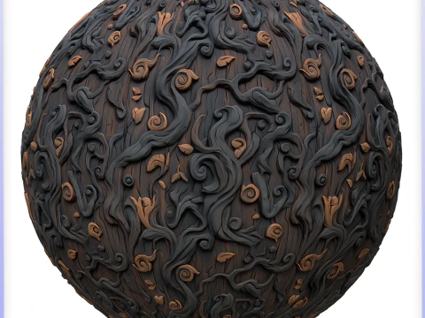 Stylized Bark Seamless Texture CG Textures