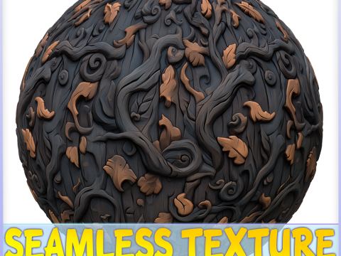 Stylized Bark Seamless Texture CG Tekstury