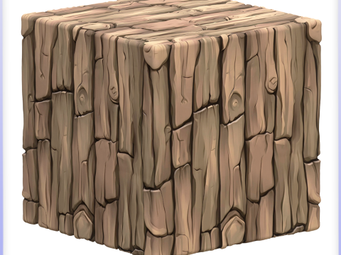 Stylized Bark Seamless Texture CG टेक्स्चर्स