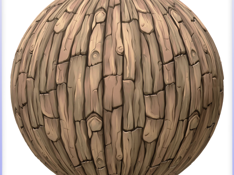 Stylized Bark Seamless Texture CG टेक्स्चर्स