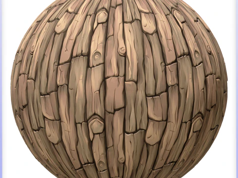 Stylized Bark Seamless Texture CG Textures