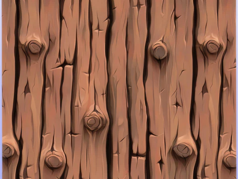 Stylized Bark Seamless Texture CG Textures