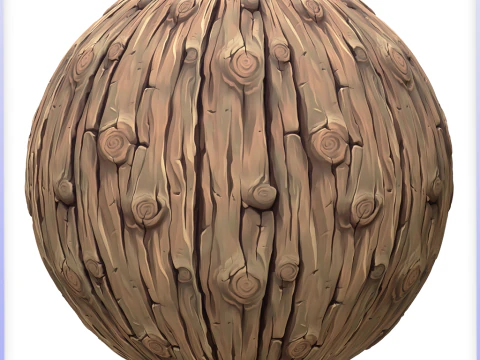 Stylized Bark Seamless Texture CG Textures