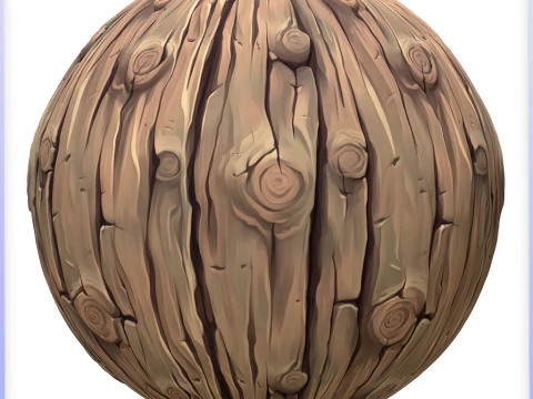 Stylized Bark Seamless Texture CG Textures