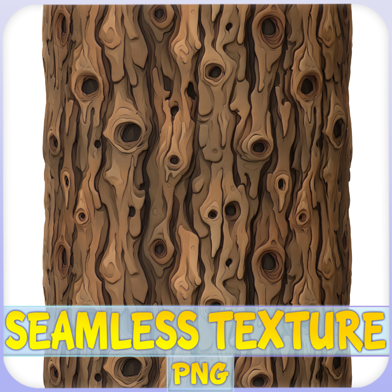 Stylized Bark Seamless Texture CG टेक्स्चर्स .c4d .max .obj .3ds .fbx .stl .blend