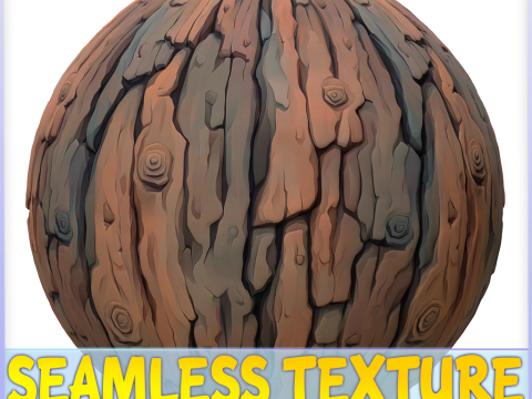 Stylized Bark Seamless Texture CG Textures