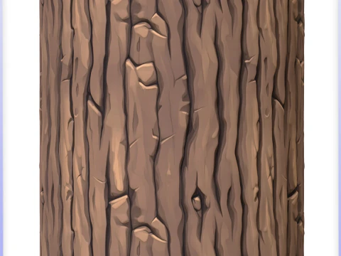Stylized Bark Seamless Texture CG Textures