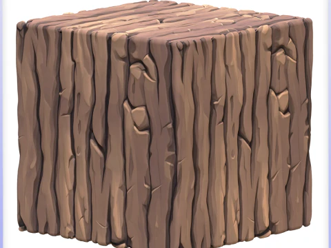 Stylized Bark Seamless Texture CG Textures