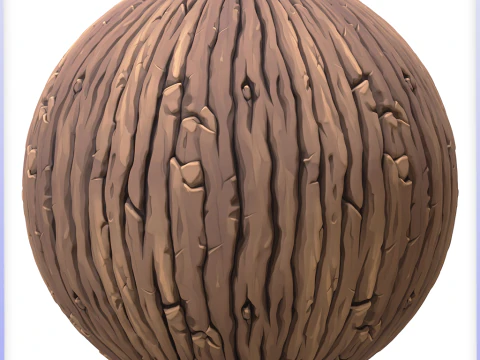 Stylized Bark Seamless Texture CG Textures