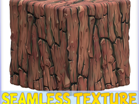 Stylized Bark Seamless Texture CG Texturen